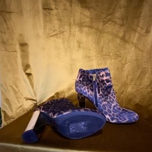 Lepord print booties